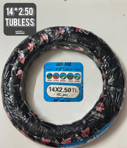 پک 3  عددی تایر 2.50*14 تیوپلس